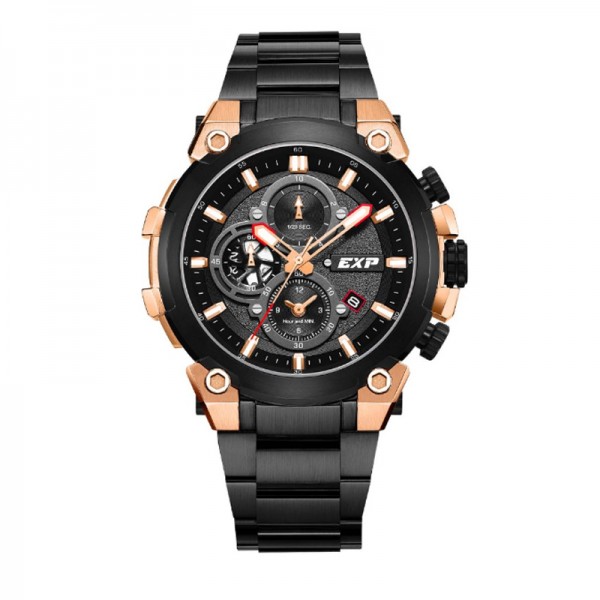 Expedition 6841 Rosegold Black Steel MCBBRBA